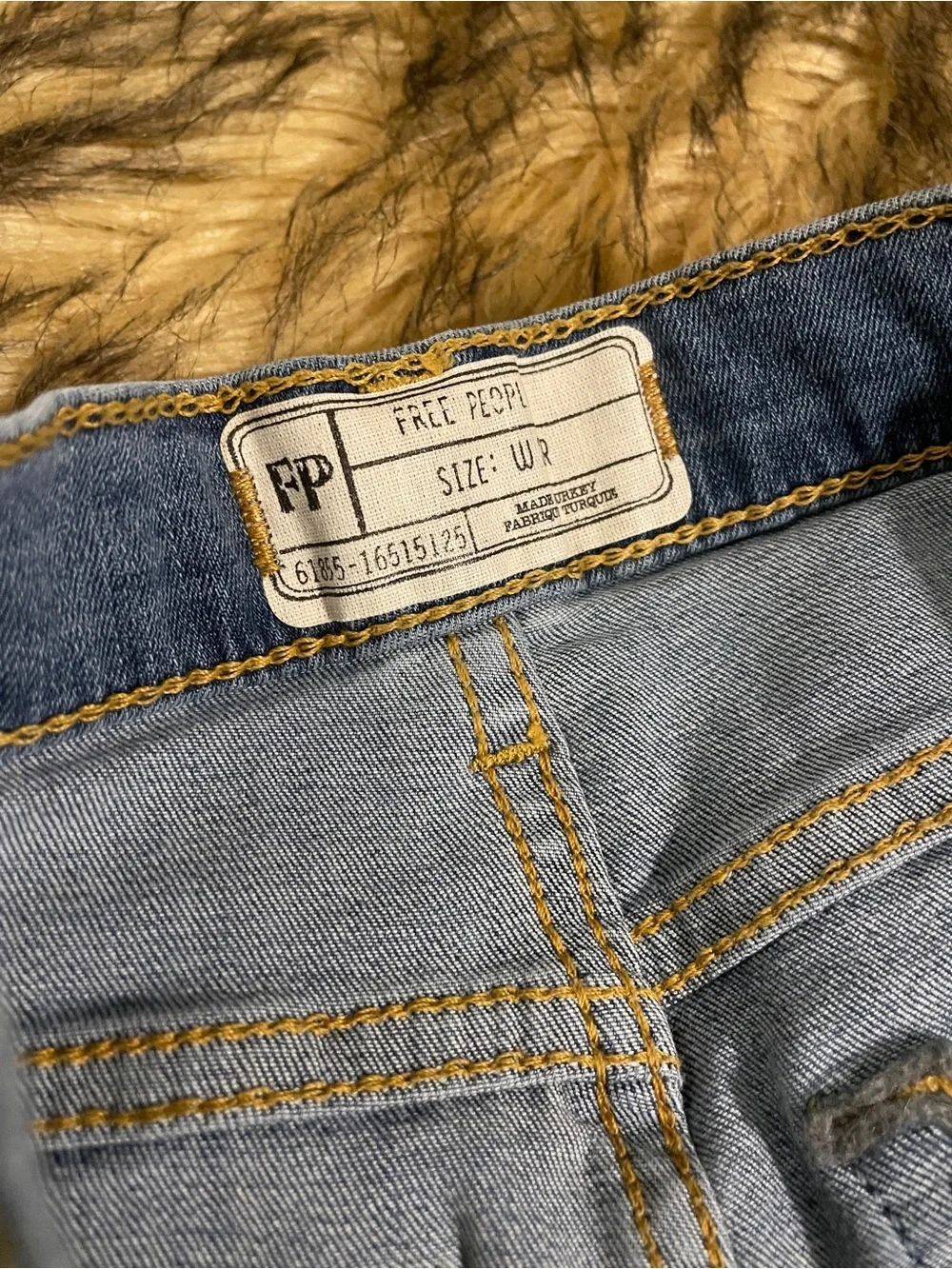 Free People Classic High-Rise Distressed Women's Jeans 26